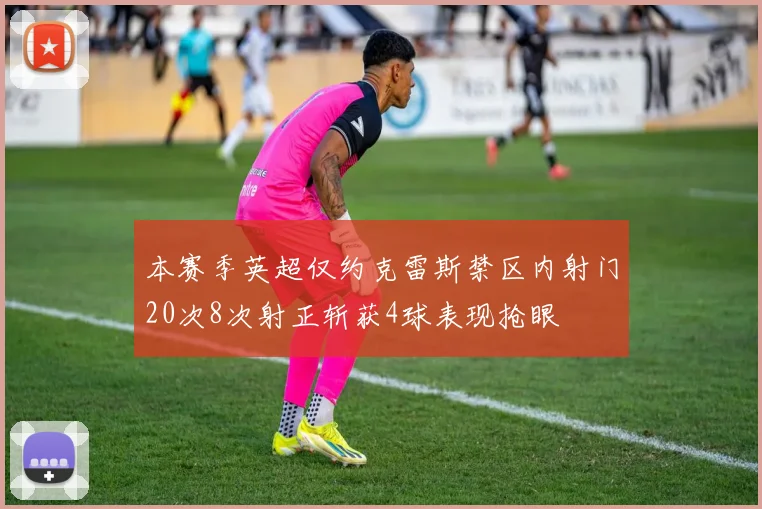 本赛季英超仅约克雷斯禁区内射门20次8次射正斩获4球表现抢眼